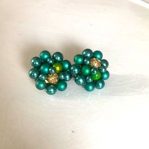 Vintage clip on earrings